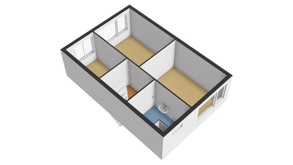 Floorplan - Loevestein 76, 3328 JL Dordrecht